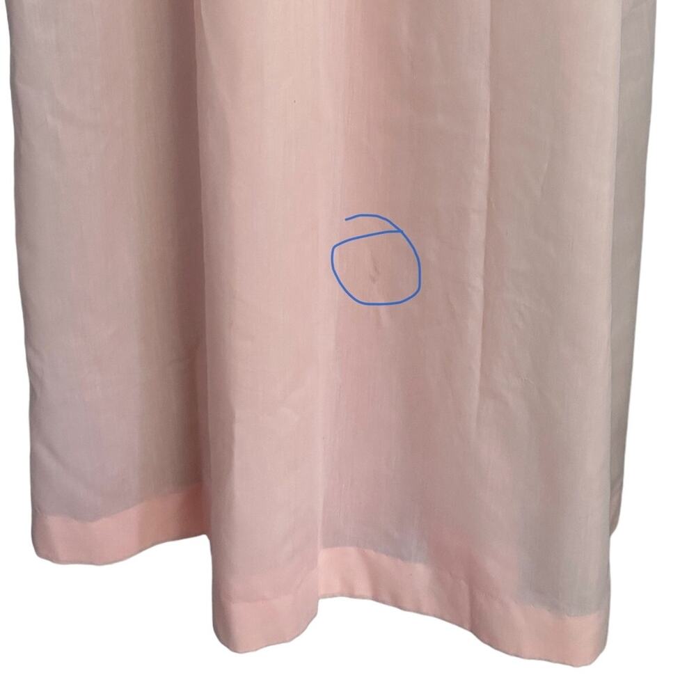 Vintage Lightweight Lounge Robe pink cotton Small - Picture 4 of 6